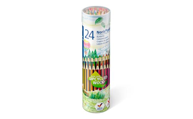 Staedtler Metal Tin Containing 24 Colored Pencils In Assorted Colors